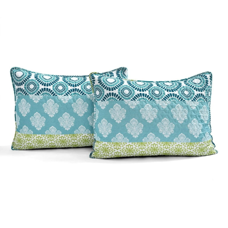 ABAKUHAUS Set copripiumino Teal Per letti matrimoniali, pois colori tenui del mare, antiacaro Adatto a chi