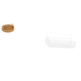thumbnail image 1 of Cestas de almacenamiento,Cestas de almacenamiento de cocina tejidas con asas hechas a mano,Cestas de pan redondas Bandejas para servir Rectángulo,Cesta de almacenamiento colgante,Cesta de, 1 of 8