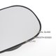 thumbnail image 4 of Reemplazo de vidrio de espejo retrovisor convexo del lado del conductor izquierdo calefaccionado para Ford Ka 1996-2008, 4 of 6