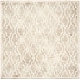 thumbnail image 2 of Safavieh Dip Dye Leighton Geometric Wool Area Rug, Beige/Ivory, 7' x 7' Square, 2 of 12