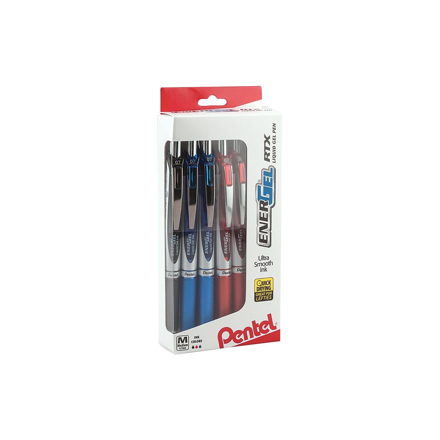 Pentel Medium Roller Ball Pen 0.7mm Multicolor BL77PC12M1
