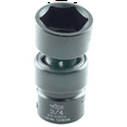 thumbnail image 2 of K-Tool 32524 3/4 x 3/8" Drive 6pt Fractional SAE Short Impact Flex Socket, 2 of 3