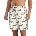 thumbnail image 2 of Fotbe Dachshund Going To Play Tennis Trajes de Baño Estampados para Hombre, Shorts de Verano de Secado Rápido, Ropa de Playa, Bañadores-X-Large, 2 of 6