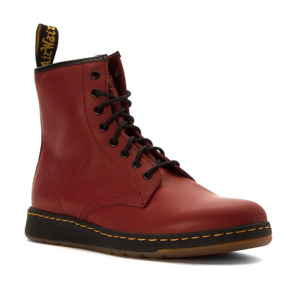 Dr Martens Newton Cherry Red Size 5UK 7 US WOMEN Leather Boot 6US MEN 