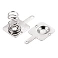thumbnail image 1 of Unique Bargains Battery Spring Plate AA Battery Contact Nickel Plate 11.28mmx11.5mm 10 Set, 1 of 5