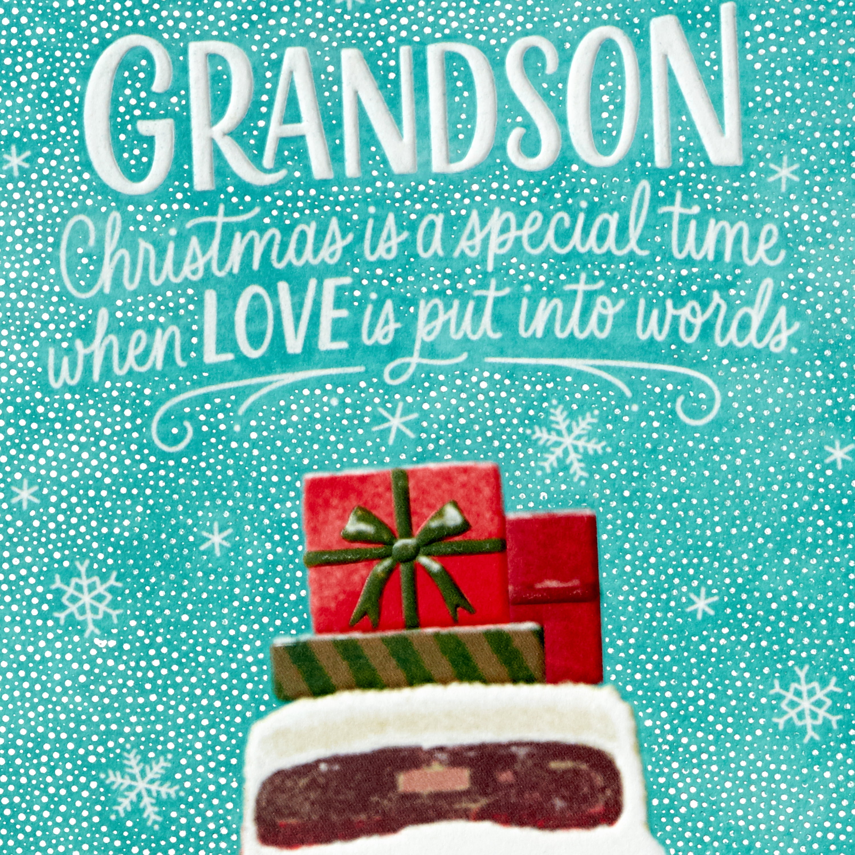 Hallmark Christmas Greeting Card for Grandson (Love, Pride and Special Memories)