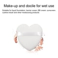 thumbnail image 4 of Lubelski Reusable Makeup Puff Heart-Shaped High Elasticity Large Face Powder Puffs Cotton Strap Sponges for Female, 4 of 7