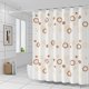 thumbnail image 1 of Bathroom curtain shower curtain coffee ring single curtain without rod width 200 * height 240, 1 of 1