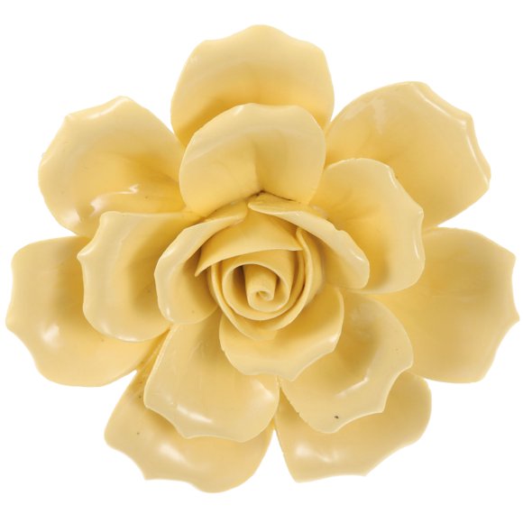 Ceramic Flower Wall Hanging 3d Rose Ornament Fundamentos de pared Mural Decoración colgante