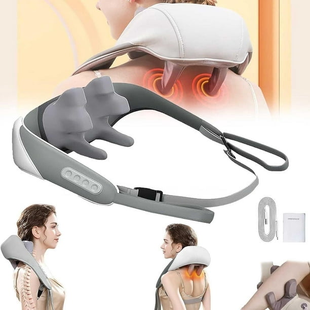 New Massagers For Neck And Shoulder With Heat Goletsure Pain Relief Deep 5D Kneading