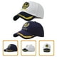 thumbnail image 2 of ColoMX Gorra de marinero, gorro de marinero, gorro marino náutico, sombrero de béisbol para canotaje, accesorio de disfraz, 2 uds., 2 of 7