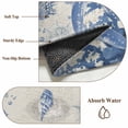 thumbnail image 6 of 6'x9' Area Rugs, Blue Coastal Starfish Indoor Outdoor Area Rug for Living Room Bedroom, Beach Ocean Nautical Shells Conch Washable Bathroom Rugs Kitchen Floor Carpet Mats Home Decor Aesthetic, 6 of 8