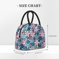thumbnail image 5 of YFYANG Portable Waterproof Insulated Lunch Bag, Vintage Abstract Floral Graffiti Reusable Cooler Bag / Picnic Bag for Adults Teens, 5 of 9