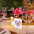 thumbnail image 3 of 30 Pack Gold Table Number Holders with Clear Base – Metal Place Card Holders for Table, Photo Picture Stands Card Holders for Wedding Party Banquet Restaurant Events (Gold), 3 of 6