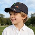 thumbnail image 2 of Gibobby Toddle Baseball Caps Baby Unisex Boy Girl Baseball Hats Caps Toddler Girl Sun Hats for Summer Adjustable Size for 6M-5Y(One Size,Black), 2 of 7