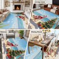 thumbnail image 5 of Large Area Rugs for Living Room Bedroom, Coastal Christmas 8'x10' Rug Washable Carpet Runner Indoor Outdoor, Santa Claus Xmas Tree Sandy Beach Non Slip Floor Mats Rug for Kitchen, Patio, 5 of 8