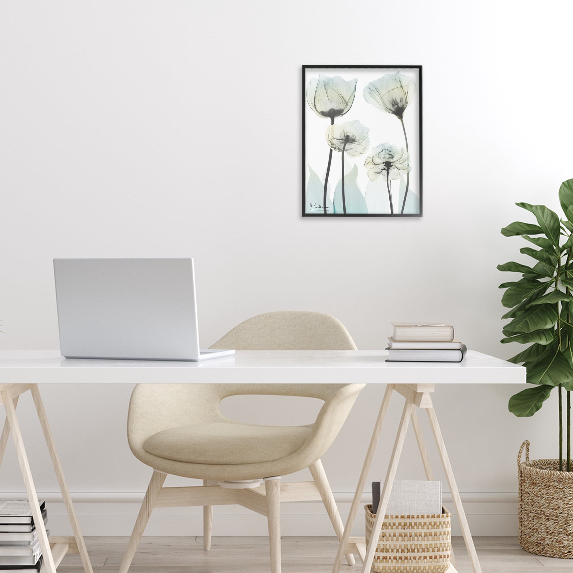 Stupell Industries Floral Luxury Of Creation Black Framed Giclee Art, design by Albert Koetsier