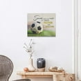 thumbnail image 3 of Soccer Inspirational Wall Art Soccer Boys Room Pictures Wall Decor Motivational Sports Theme Canvas Print Painting Framed Modern Home Artwork For Dormitory Bedroom Office 20"x16", 3 of 6