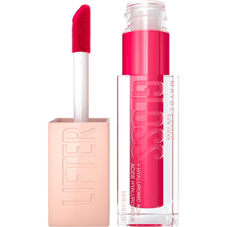 Maybelline Lifter Gloss Plumping Lip Gloss with Hyaluronic Acid - 24 Bubblegum - 0.18 fl oz