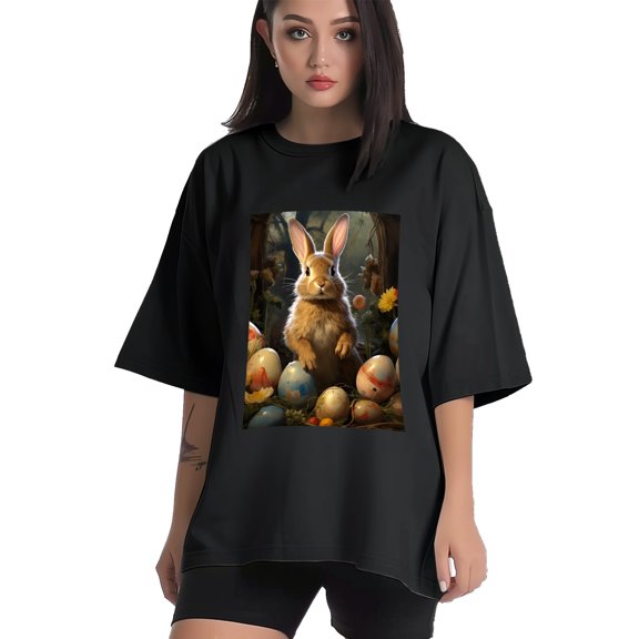 Plus Size Shirt for Women Black Tops for Women Short Sleeves Shirt for Women Easter T Shirt Crewneck Shirt for Women XS