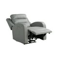 thumbnail image 6 of Relax A Lounger Avery Modern Recliner, Grey Faux Leather, 6 of 17