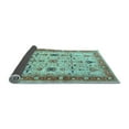 thumbnail image 2 of Ahgly Company Indoor Square Oriental Light Blue Traditional Area Rugs, 3' Square, 2 of 4