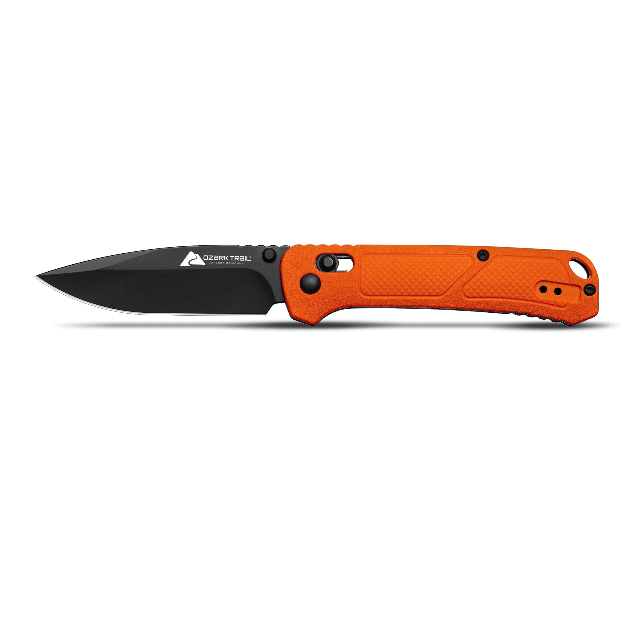 Ozark Trail 7.5 inch Slide Lock Folder Folding Knife with Ball Bearing 3.3 inch D2 Blade Belt Clip
