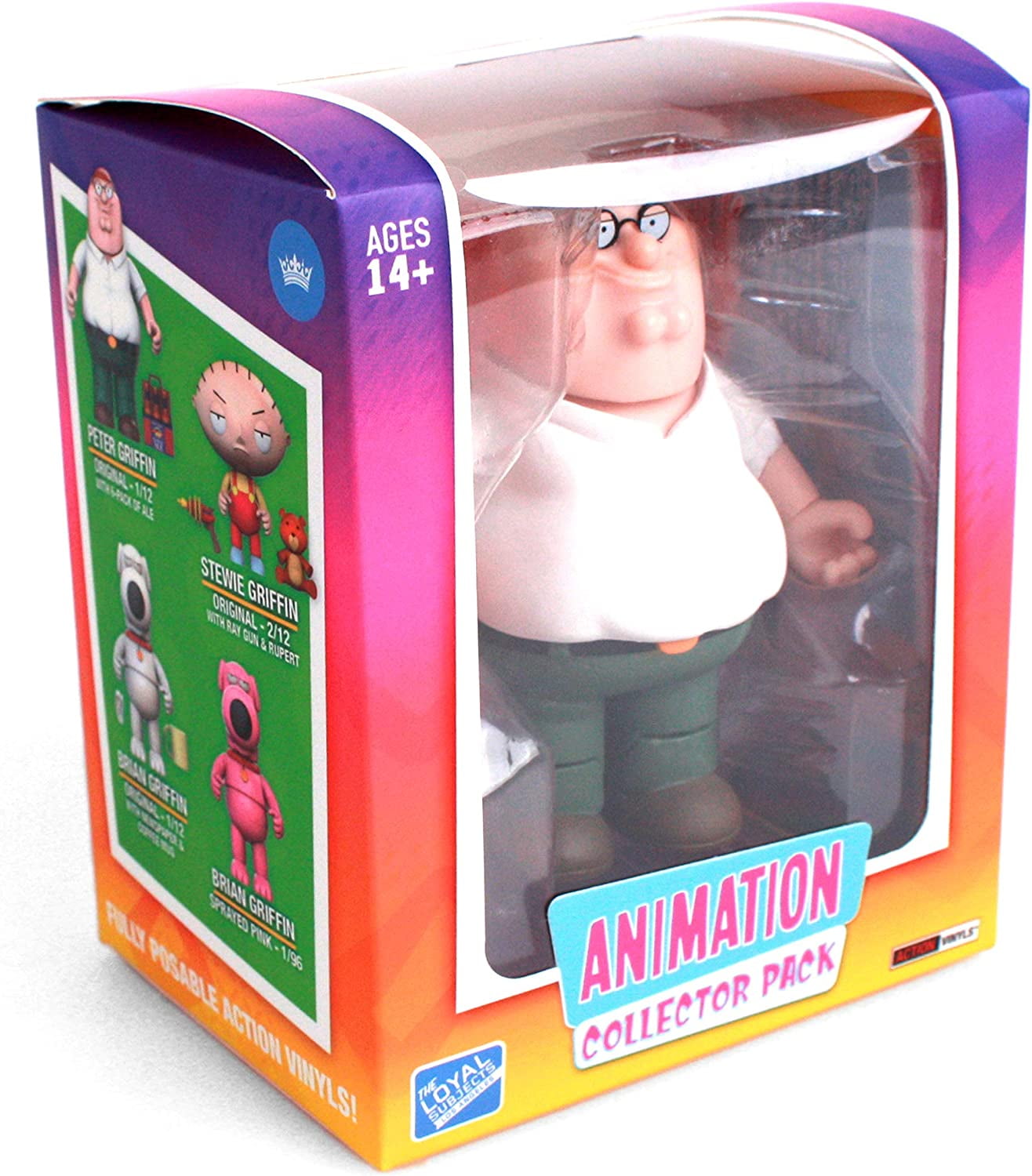 The Loyal Subjects Fox Animation Peter Griffin (Family Guy) Original Action  Vinyl