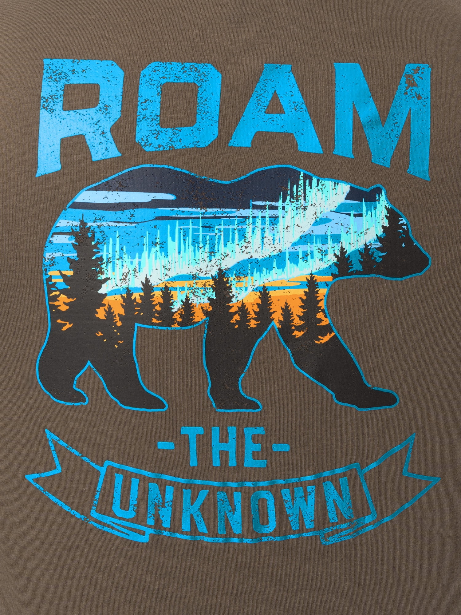 Ozark Trail Men's Active Graphic Tee with Long Sleeves, Sizes S-3XL
