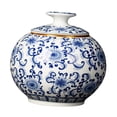 thumbnail image 2 of Tarros de jengibre tradicionales de estilo chinoiserie, tarro de porcelana antiguo, bote para té, versátil Estilo A, 2 of 9