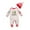 White, variant on Odeerbi Christmas Baby Boys Girls Outfit Newborn Clothes Striped Romper 2025 Long Sleeve Tree Pants Jumpsuit with Hat Set White