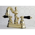 thumbnail image 2 of Kingston Brass KB1602PKL 4 in. Centerset Bathroom Faucet, Polished Brass, 2 of 4