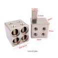 thumbnail image 4 of Sidaley Terminal estéreo de coche de aleación de aluminio Universal de 2 piezas, reductor de cable de alta potencia, accesorios para automóviles Vehículos, repuestos y accesorios Mis RT82 Sidaley  VI021863-01B, 4 of 6