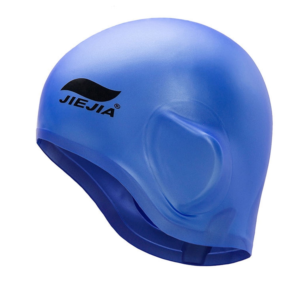 2 x ZOMA Green Premium Silicone Swimming Cap & Nose Clip 