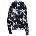 thumbnail image 3 of Women's New Era Black Las Vegas Raiders Cloud Dye Fleece Pullover Hoodie, 3 of 3