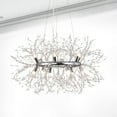 thumbnail image 4 of Xhosa 30 in. 12-Light Indoor Chrome Finish Chandelier with Light Kit, 4 of 5
