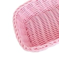 thumbnail image 7 of ievspot 1 Pcs Hand-Woven Small Plastic Baskets, Rectangular Heart Shaped Storage Baskets for Countertop Home Decor, 7 of 7