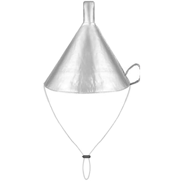 Doomiva Glow in The Dark Tin Man Kit Funnel Hat with shiny Heart Brooch for Nighttime Hat One Size