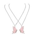 thumbnail image 1 of asddcavvf Necklace Butterfly Collarbone Chain Friendship Card Good Friend Magnet Set Necklace Creati, 1 of 4