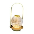 thumbnail image 3 of balikha Lantern Lamp ,Night Lamp ,Portable Metal Dimmable 3 Colors Bedside Lamp Touch Lamp for Restaurant Indoor Outdoor Bar Desk Spherical, 3 of 9