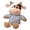 D, variant on Cow Cattle Stuffed Animals Plush Toy 12" Large Milk Pillow Soft Cattle Plushies Cow Hug Pillow Stuffed Animals Doll, E