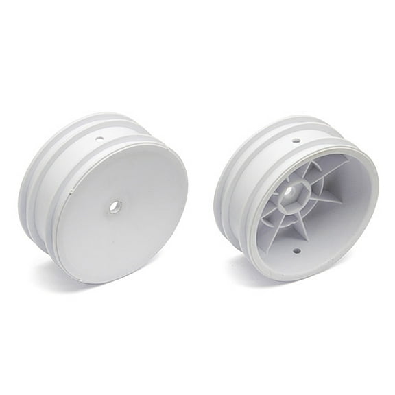 Associated 9690 Buggy Front Hex Wheels 2.2 in/12 mm white