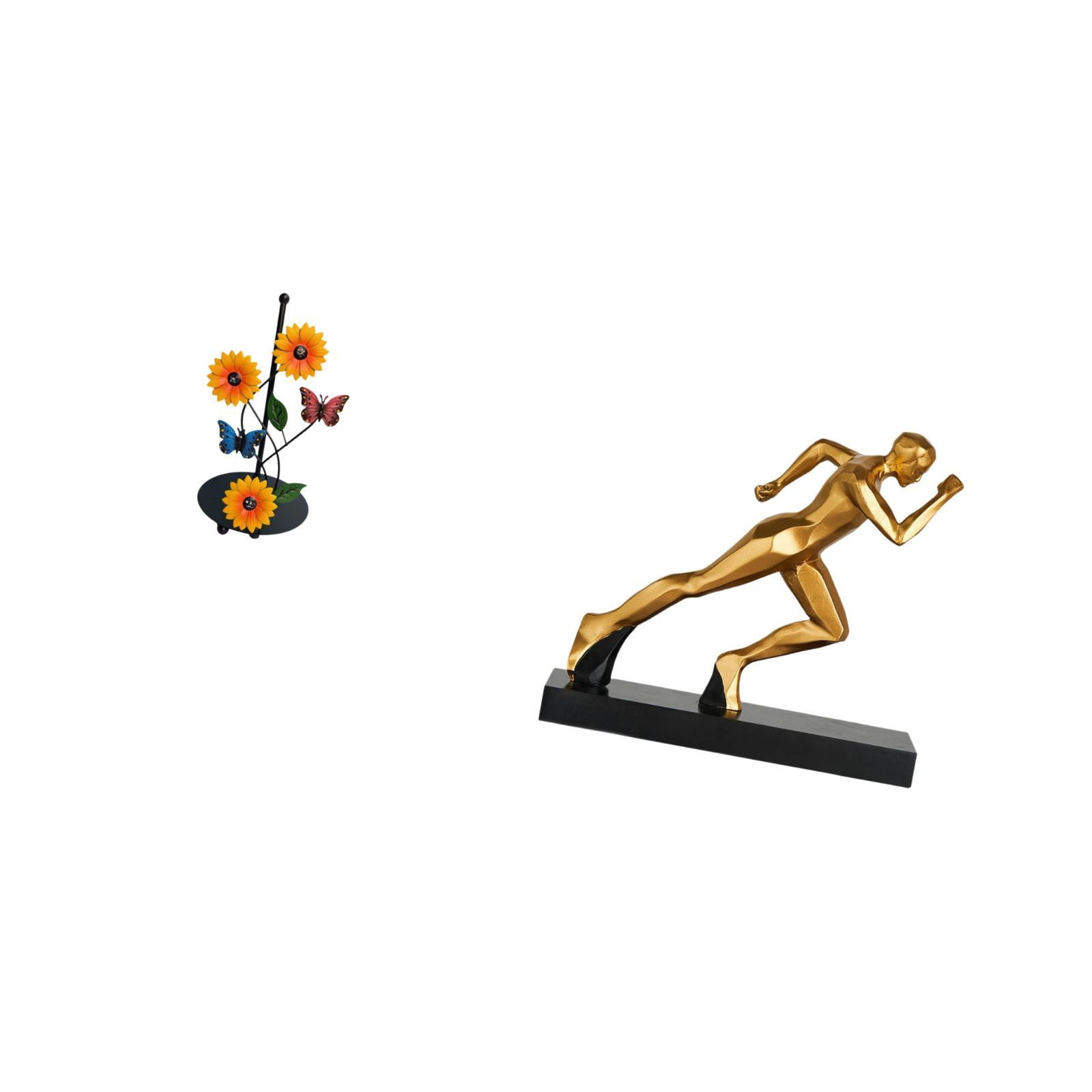 Fiocias Toilet Paper Holder Paper Towel Holder Countertop Runner Statue Abstract Art Sculpture Figurine Iron Resin Material Suitable for Living Room Bedroom O