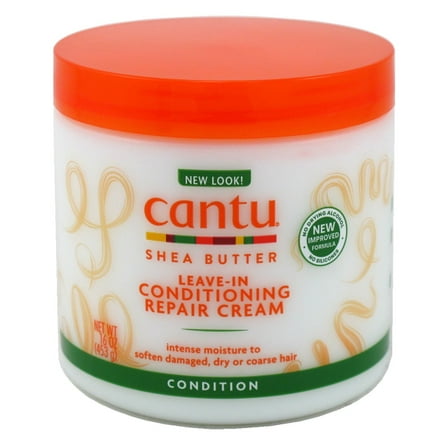 Cantu Shea Butter Leave-In Conditioner Repair Cream 16oz (Pack of 2)