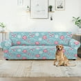 thumbnail image 5 of XYZCANDO Christmas Candy Cane Stretch Sofa Covers 1 Piece Cushion Couch Slipcovers Printed Sofa Covers for 1 Seater Couch Cover, 5 of 6