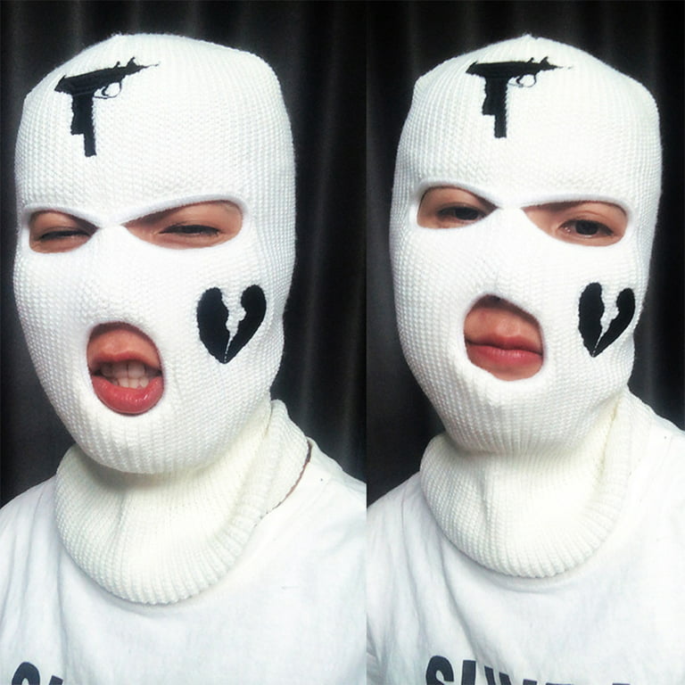 for Creative 3-Hole Ski Mask Winter Balaclava Face Mask Three-eye