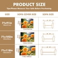 thumbnail image 5 of Throw Sofa Cover Soft Washable Decorative Couch Covers for 3 Cushion with Tassels Furniture Protector for Pets and Kids 71x118in, 5 of 5