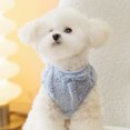 thumbnail image 5 of Serie de chalecos de peluche de caramelos bonitos para perros de otoño e invierno que se pueden tirar de un estilo simple, chaleco de color sólido para mascotas, abrigo de felpa, ropa cálida para gato, 5 of 5