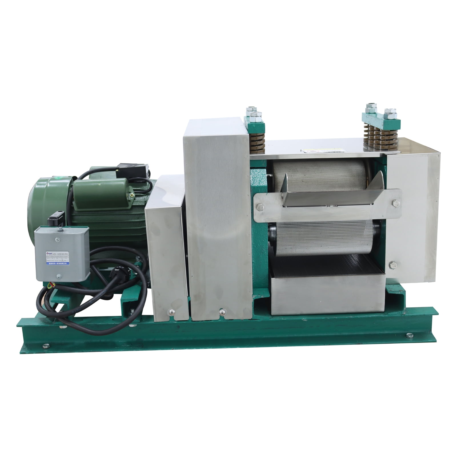 Sugar Cane Juicer Industrial Sugarcane Crusher Extracting Machine 3 Rollers 220V 3500W