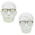 thumbnail image 3 of proSPORT Reading Sunglass Reader Browline Horn-Rimmed Black Men Women NOT BIFOCAL, 3 of 6